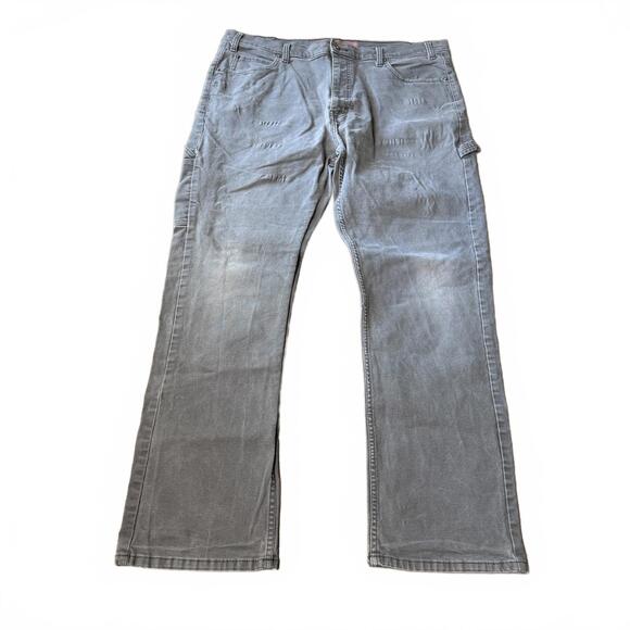 Vintage Y2K canvas workwear carpenter dickie pants 38x32 - Picture 1 of 6